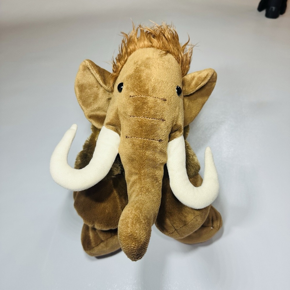 Wishpets Manny Woolly Mammoth Plush Stuffed‎ Animal Brown Tusks 15" NWOT